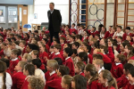 Zac Goldsmith MP visits Barnes Primary to discuss climate change