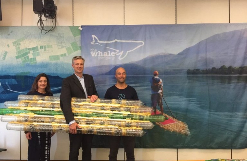Zac Goldsmith MP supporting The Whale Company's plan to paddle the length of the River Thames 