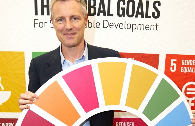 Zac Goldsmith Calls for Britain to Lead the Way in Tackling Global Poverty